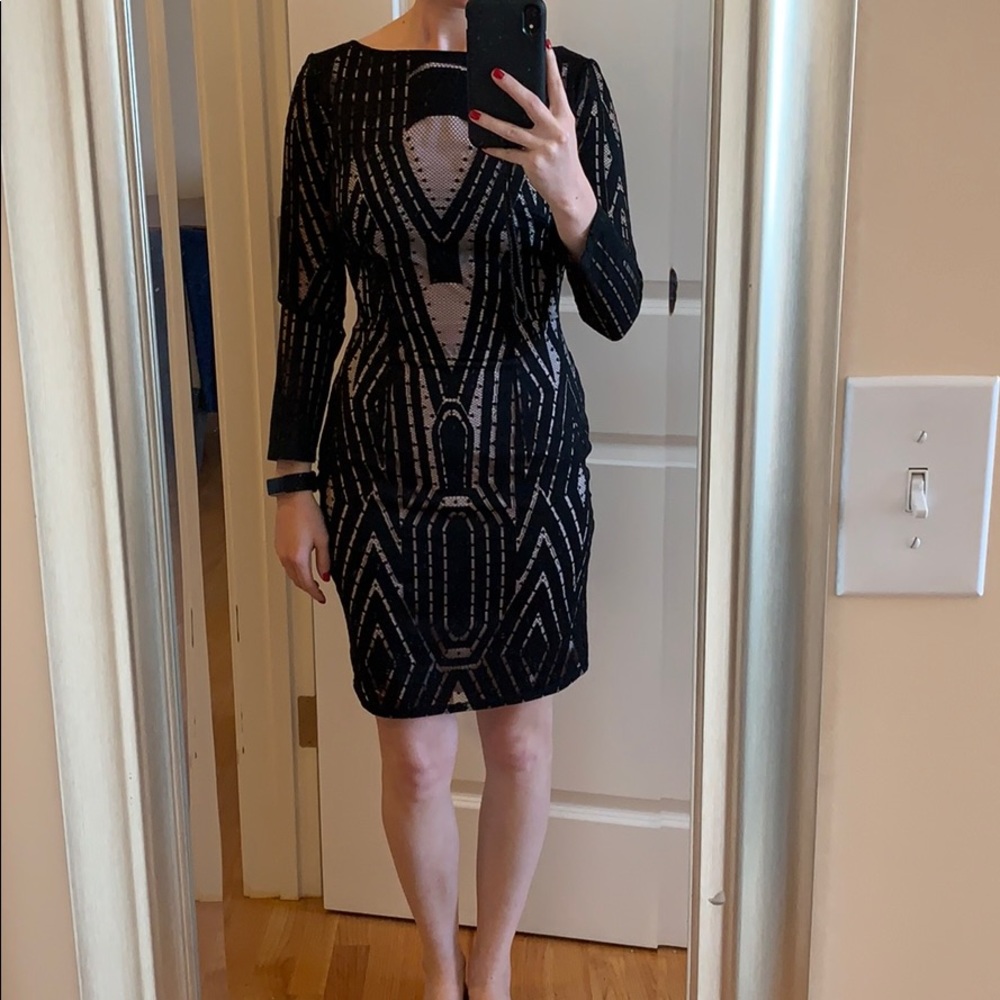 REISS TUXEDO DRESS VGUC